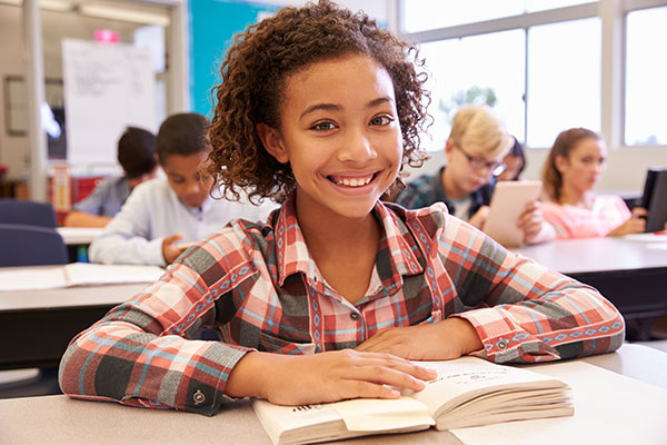 girl reading